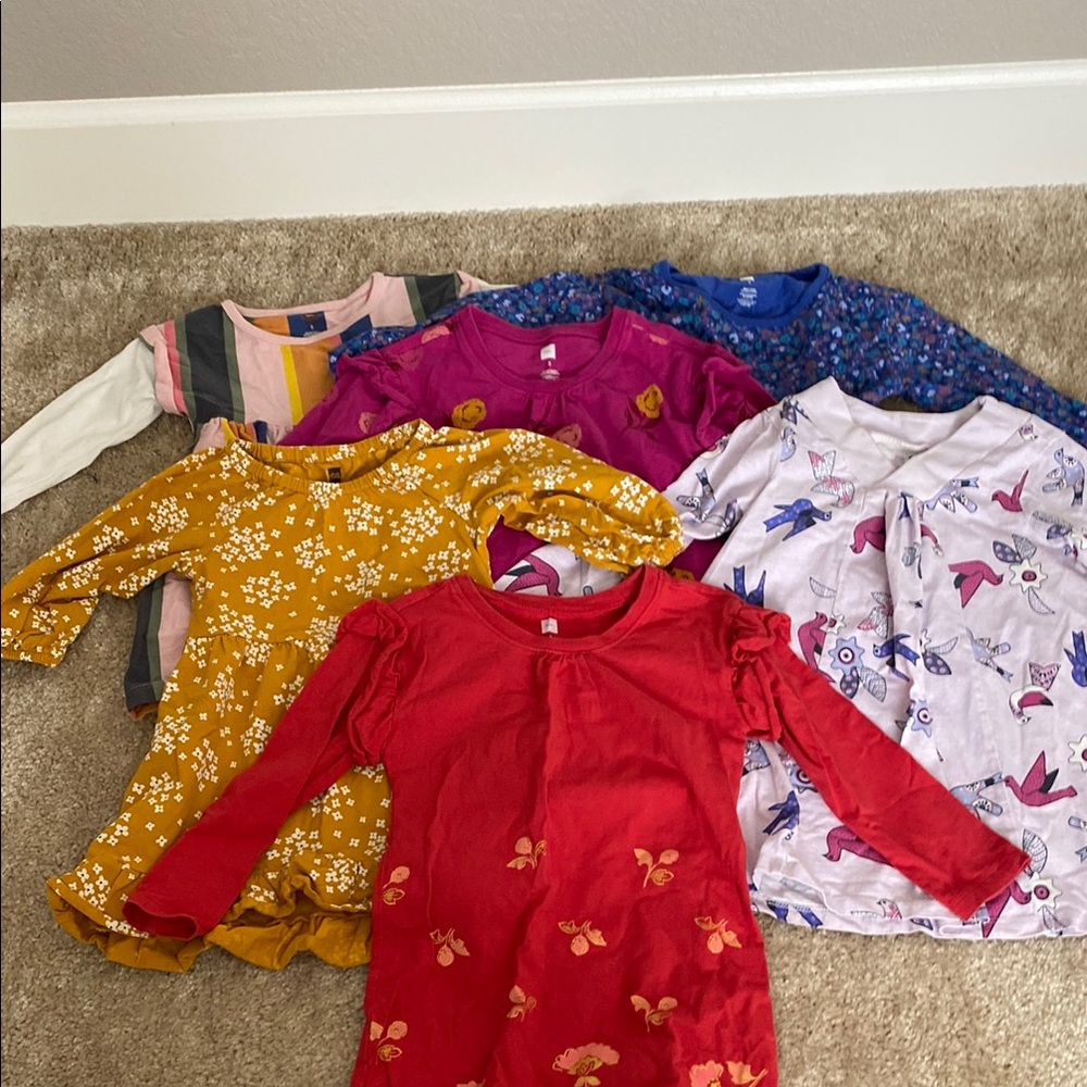 Colorful Toddler Dresses Set
